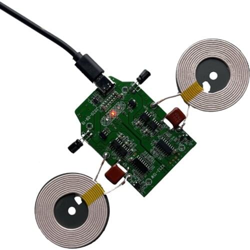 Taidacent 9V 4A Phone 2 In 1 Wireless Charger Board 30W QI Wireless Charging PCB Dual 15W Magnetic Wireless Charger Module