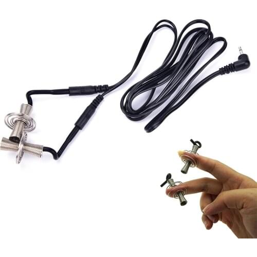 Body jewelry Nipple Clamps Electric Stimulation Powerful Steel Wire Spiral Breast Clip