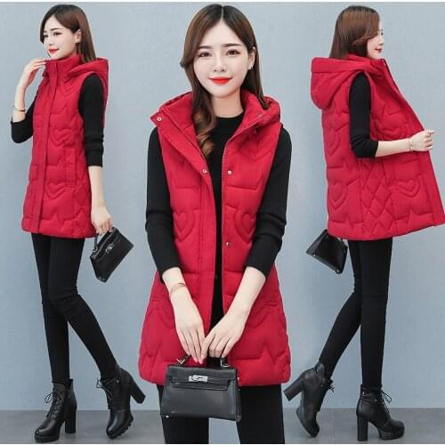 Women Vest Jacket 2022 Spring Autumn new fashion hooded chic warm jacket vest fashion youth elegant street women vest jackets