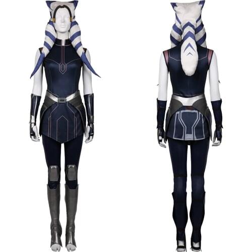 Star Cosplay The Clone Season 7-Ahsoka Tano Costumes Dress Outfits Halloween Carnival Suit