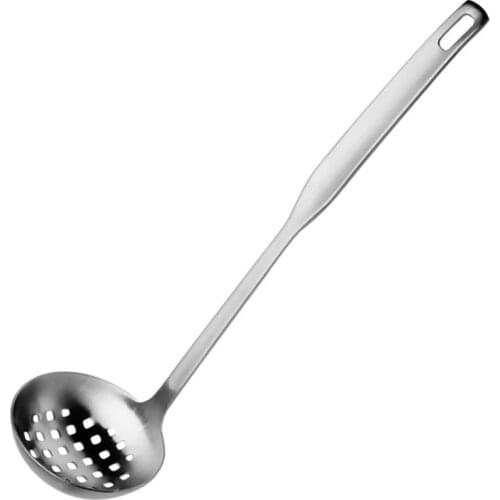 1PC Stainless Steel Kitchen Ladle Thickened Soup Ladle Slotted Ladle Spoon for Home Gadgets cocina accesorio