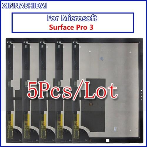 5PCS/LOT For Microsoft Surface Pro 3 (1631) TOM12H20 V1.1 LTL120QL01 003 LCD Display Touch Screen Panel Assembly Replacemen