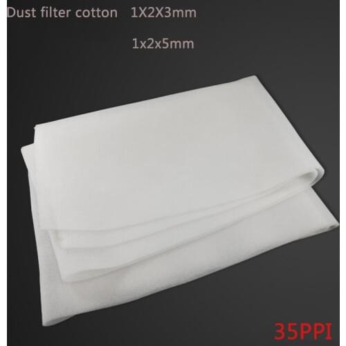 White computer case dustproof cotton cabinet room dust air filter cotton 2000X1000X3MM hole