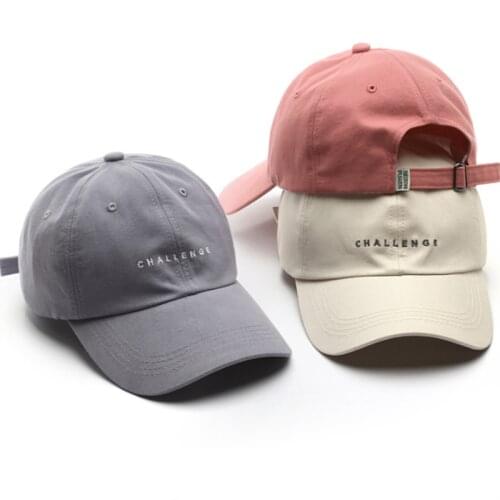 2021 New Baseball Cap for Women and Men Summer Fashion Visors Cap Boys Girls Casual Snapback Hat CHALLENGE Hip Hop Hats