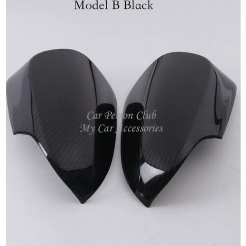 Carbon Fiber Door Side Rear View Mirror Cover RearView Trims Anti-rub Chrome For Toyota C-HR CHR 2017 2018 Car-Cover Accessories