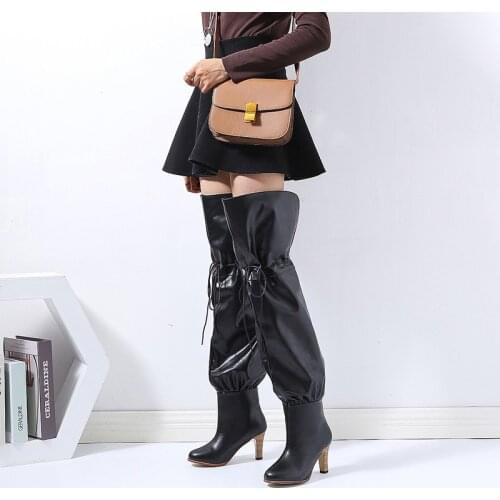 Heels Womens Boots Nubuck Zip Pointed Toe Retro Fashion Autumn Ankle Boots heel Winter Shoes Women