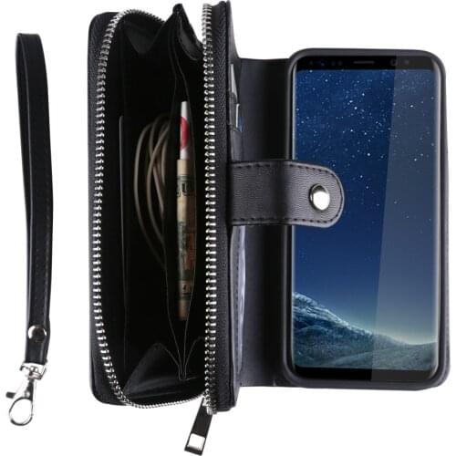 Textile Pattern Split Wallet Holster Cases For Samsung Galaxy S8 Plus S4 S5 S6 Edge S7 Note 4 5 Phone Bag For iPhone 7 Plus 6 5S