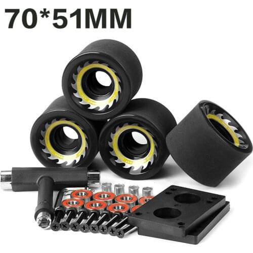 Dance board long board wheel double warping brush Street wheel skateboard frosted luminous wheel skateboard road wheel 70*51mm