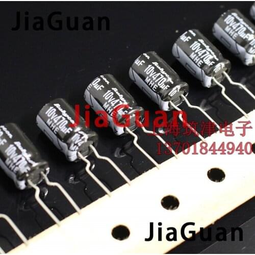 100PCS RUBYCON MHE 10V470UF 8x11.5MM electrolytic capacitor mhe series 470uf 10v hot sale 105 degrees 470uF/10V