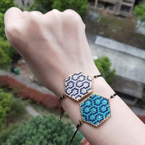 FAIRYWOO Bileklikler Bracelets Leopard Complex Drawstring Charm Bracelet Miyuki Handmade Artificial For Ladie Wholesale Gifts