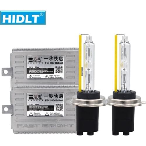 HCDLT Fast Start AC 55W Xenon HID Kit Bulb Ballast Car Headlight Fog Light 5500K H1 H7 H11 9005 9006 9012 D2H Auto Headlamp Bulb