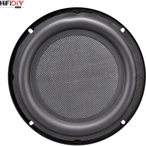 HIFIDIY LIVE 8 inch Bass Speaker Plate Passive Radiator Auxiliary Bass Rubber Vibration Plate Iron frame sound radiation 210mm