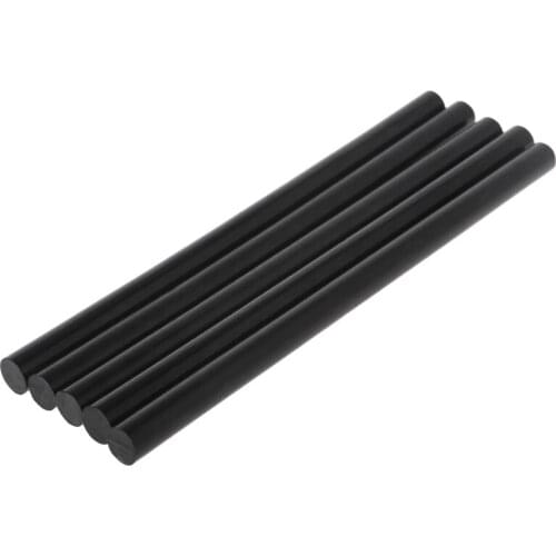 5pcs Hot Melt Glue Stick Black High Adhesive 11mm For DIY Craft Toys Repair Tool 19QB