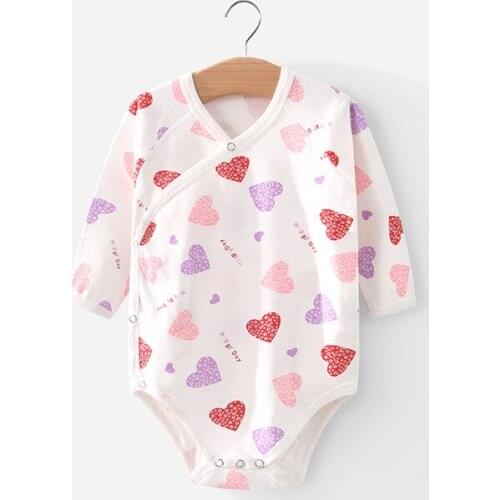 Spring Autumn Jumpsuits Newborn Baby Clothing Romper Pajamas Boys Girls Infants Climbing Clothes 100% Cotton for 3-24 Months