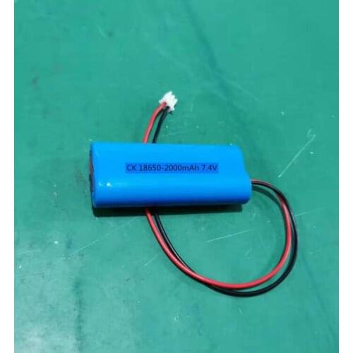 2000mAh 7.4V 18650 lithium ion rechargeable battery Li-ion cell protected XH 2.54 Plug for speaker amplifier led light