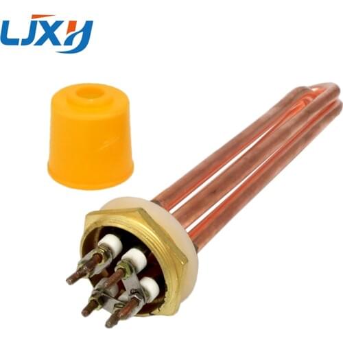 Copper Tube 110V/220/380 Water Heating Element withDN32/1.2inch Copper Thread for Thermostat Water Heater 3KW/4.5KW/6KW/9KW/12KW
