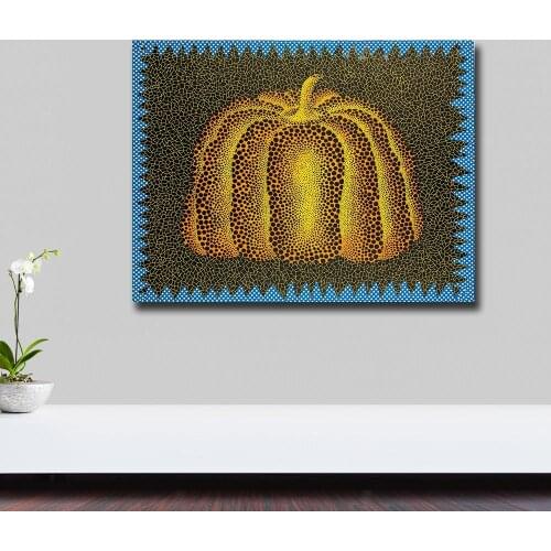 Fashion Print Oil Painting Wall painting yayoi kusama pumpkin Home Decorative Wall Art Picture For Living Room Painting