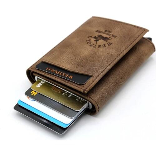 Westpolo 100% Hakiki Deri Retro Erkek Cüzdan bozuk para cüzdanı Küçük Mini kart tutucu Zincir PORTFOLYO Portomonee Erkek Cüzdan