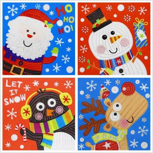 Special-shaped crystal diamond embroidery kit 5D diamond painting Christmas cartoon crafts