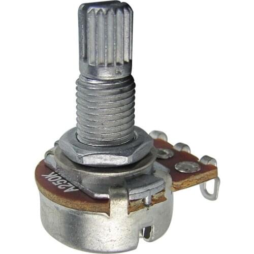 NEW 20pcs Guitar Parts Small Mini Audio Potentiometers A250K Pots Long Split Shaft 18mm for Tone Volume Control