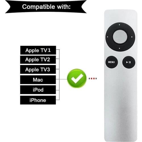 New Replacement Remote Control For Apple Tv Compatible With Apple TV 2 3 Mac A1156 A1427 A1469 A1378 MD199LL/A Macbook Pro