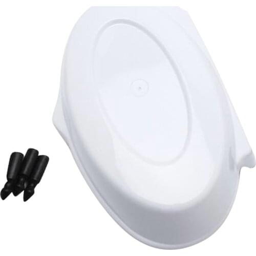 Durable Plastic Motorbike Battery Side Fairing Cover Fit for Honda Monkey Bike Z50 Z50R 50J - White