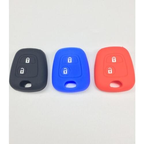 Silicone Car Key Cover Case For Peugeot 206 307 207 408 For Citroen C2 C3 C4 Key Cover