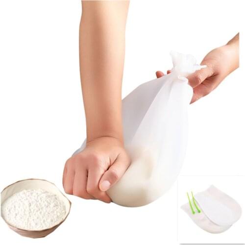 1.5KG Silicone Kneading Dough Bag Flour Mixer Bag Versatile Dough Mixer for Bread Pastry Pizza Kitchen Baking Cake Tools Gadgets