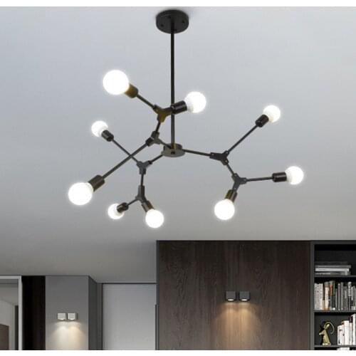 Modern Pendant Lights Restaurant Living Room Nordic Magic Bean Molecular Light Dining Room Tree Light Cafe Kitchen Lighting