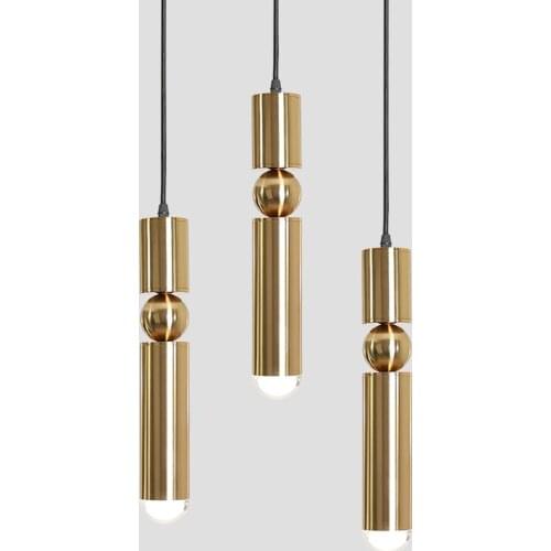 Modern Pendant Light Led Gold Long Living Room Hallway Luxury Bedroom Bedside Hanging Lighting Fixture Nordic Bar Decor Lamp
