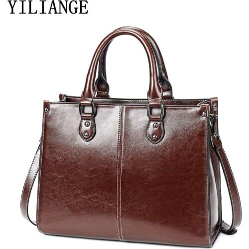 Real cowhide white matching brand shoulder bag Oil wax leather handbag for girls Vertical Square crossbody bags for women luxury