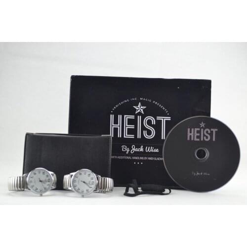 Heist (DVD and Gimmick) Magic Tricks Stage Close Up Magia Watch Wallet Magie Accessories Mentalism Illusion Gimmick Props Magica
