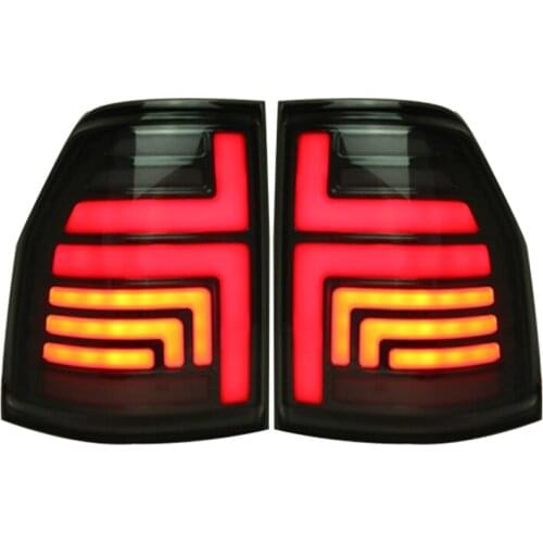 LED Taillight Rear Back Lamp Assembly Case For Mitsubishi Pajero Sport V93 V97 Smoke Black Color Dynamic Light