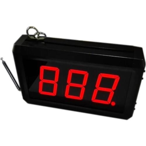2-3 digit Number Screen Metal Shell Display Receiver Restaurant Electronic Wireless Calling Server System K-302