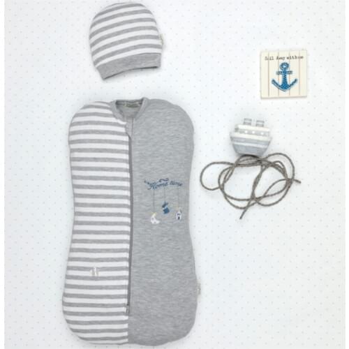 Babydoll-11920 Swaddle-gray M