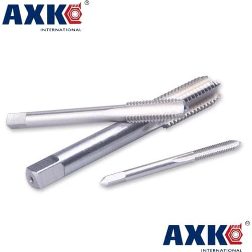 Free shipping 1pc of UNF American standard hss threading tap 8-36 HSS machine taps fulte straight for metal workpiece threading