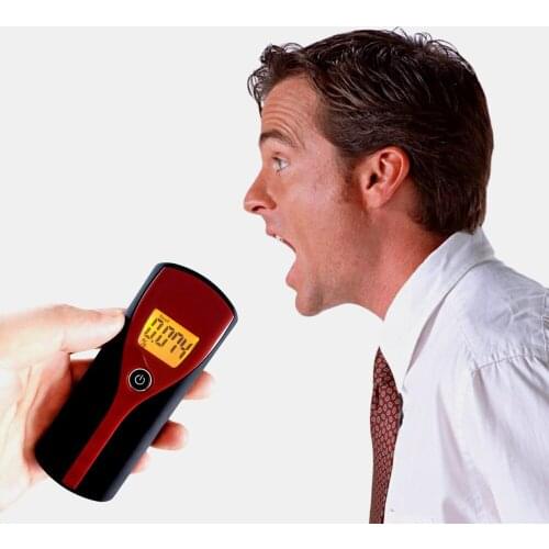 Digital Alcohol Breath Alert Breath Tester LCD Display with audible alert Quick response The Breathalyzer Parking Breathalyser
