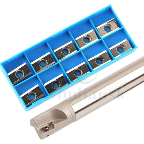 BAP400R C24 BAP400R C25 High Quality Milling Cutter Arbor End Mill Holder 10pcs APMT1604 Carbide Inserts CNC Milling Tools Set