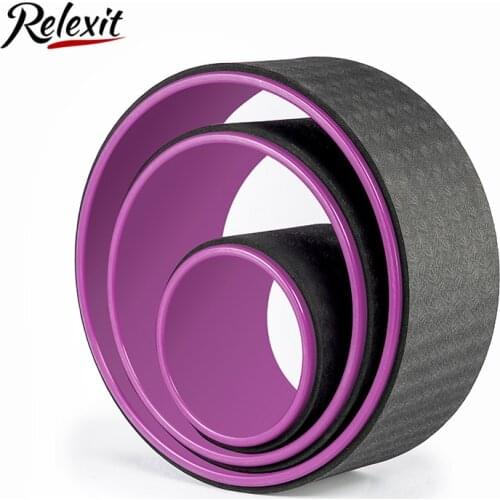 Yoga Wheel Pilates Circle Fitness Back Roller Faom Training Tool Gym Workout Accessories Pilates Ring Back Stretcher Equipment
