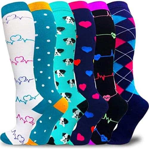 Dropship Multi Pairs Compression Socks Wholesales Football Socks Soccer Nurses Golfs Tube Outdoor Sports Running Fitness Socks