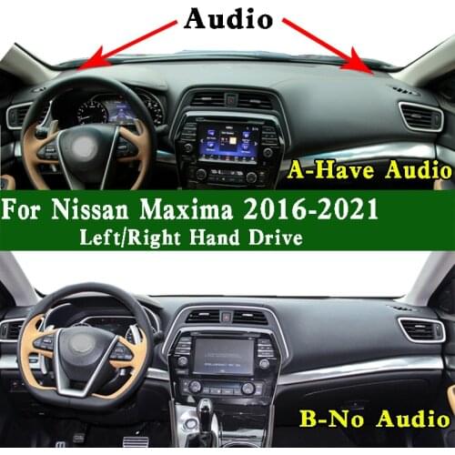 Fits Nissan Maxima VIII SR A36Z A36 3.5 2016 2017 2018 2019 2020 2021 Dashmat Dashboard Cover Protective Pad Dash Mat Carpet