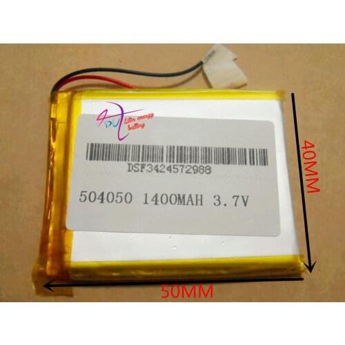 Best battery brand 3.7V 1400mAh lithium polymer battery 504050 MP3 MP4 navigation instruments small toys and other products Univ
