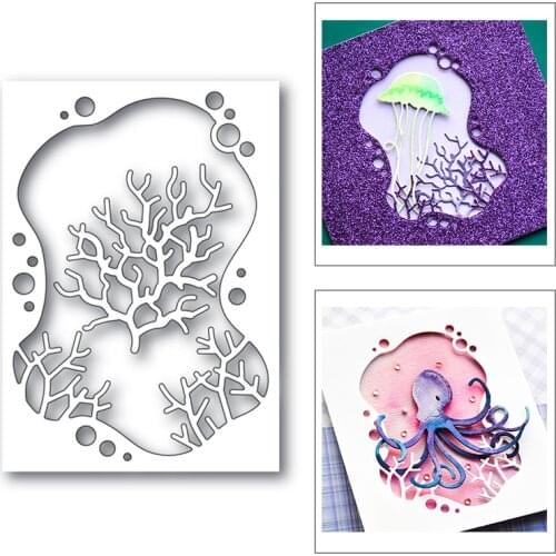 New Arrival Marine Plant Coral Metal Cutting Dies 2021 for Diy Scrapbooking Steel Craft Decoration Paper Card Photo Album