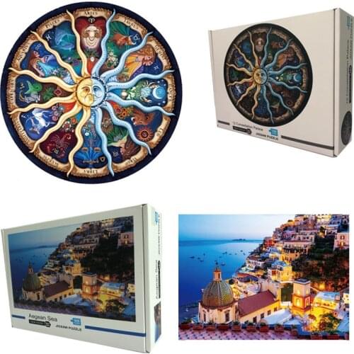 Puzzle 1000 Pieces Adult Puzzle Jigsaw Montessori Parper Puzzles Adulto Educational Toys 1000 Pieces Puzzle 3D Antistress Toys