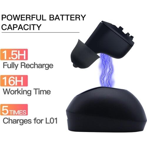 Portable Hearing Aid For Adults Black Mini Digital Wireless Sound Amplifier For Seniors Severe Hearing Loss Aid Device Headphone