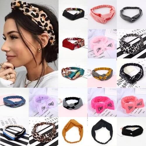 Washing Hair Accessories Headwear Head Bands Designer Bling Headband Large Hairband Kid Silk Turbans Band for Women Headbands