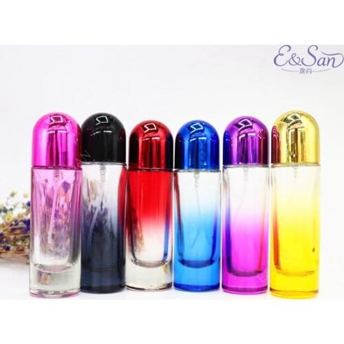 PT022-30ML Straight Round Perfume Glass Bottle Empty Spray Bottle 100PCS/LOT