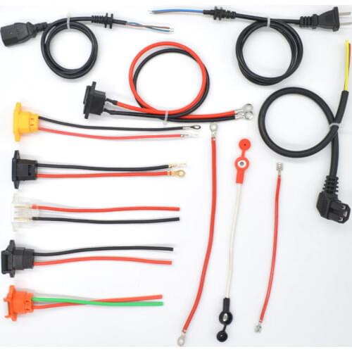 Electric Scooter Bike Charger Plug Port Cable Connector ATO Fuse Holder Battery Wiring Harness Battery Pack Jumper Cable