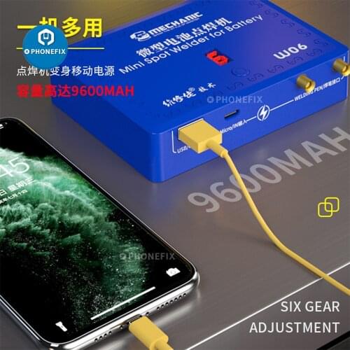 MECHANIC W06 Spot Welder Handheld Portable Mini Spot Welding Machine With Quick Release Pen Nickel Plate Battery Spot Welder