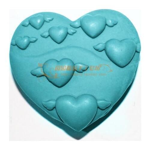 Love Silicone Soap mold Handmade 3d silicone mould DIY Craft molds S129